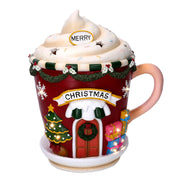 Taza de resina con led amarillo cm28x23x31