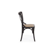 Silla Cross Retro Olmo Negro