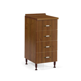 Cajonera para cocina madera de melamina 4 cajones nogal antiguo cm H 85x50x40