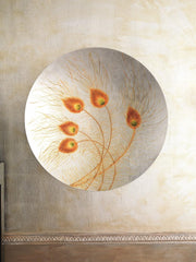 Plato decorativo blanco 65x65x1 cm