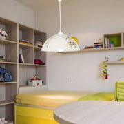 Lámpara para dormitorio Mufi MDL4164 cristal blanco con dibujos