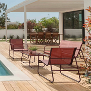 Set 4 piezas Markus Pepper salón exterior