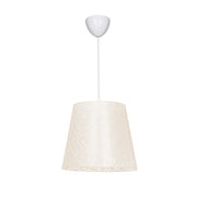 Lámpara colgante Conic ASZ0778 en tejido beige