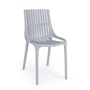 Silla de exterior Cassandra gris claro