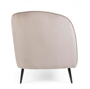 Sofá 2 plazas efecto terciopelo Candis Gris Claro