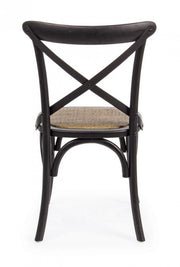Silla Cross Retro Olmo Negro