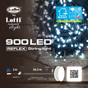 Cadena lineal 900 LED blanco frío 36,5m en bobina