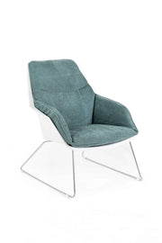 2x Sillón polipropileno aguamarina 85 cm x 74 cm Alt. 86 cm