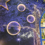 Circulo Ø37cm led Madera Clara