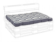 Cojín Asiento Pallet Riga Antracita 120x60 x h15