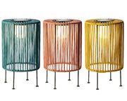 Lámpara solar de mesa de hierro