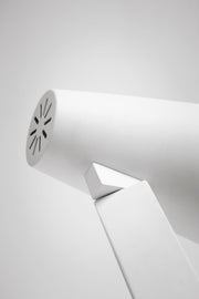 Sobremesa pantalla metal blanco 42x15x60,5h cm