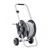Carro enrollador equipado con manguera QUBO Pronto25 Silver de 25 metros