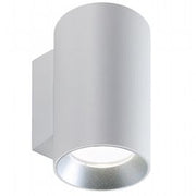 Lámpara de pared de aluminio fundido, difusores de vidrio transparente, 20W, 2120 lúmenes, luz cálida blanca