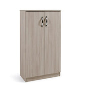 Zapatero multiusos de olmo en madera melaminada 2 puertas h130x71x38 cm
