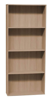 Librería de pared HOMEMANIA con estantes de madera marrón - 73 x 24 x 170 cm