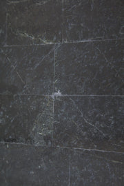 Mesa de centro moderna de piedra negra cm 80 x 80 xh 28