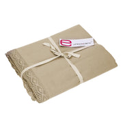 Mantel rectangular Amelie beige cm140x240