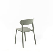 Silla polipropileno gris claro 48x52x77,5h cm