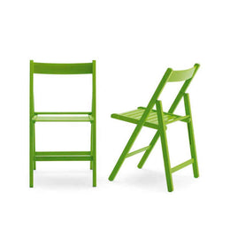 Silla plegable verde salvia para tu hora feliz