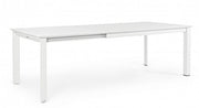 Mesa de jardín extensible Konnor blanco