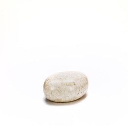 Mesa de centro moderna de piedra beige cm 50 x 75 xh 27