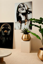 Juego de 3 jarrones de oro Varanasi