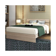 Cama doble de madera para dormitorio color olmo cm 200x171xH 98