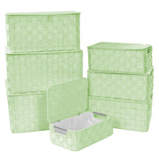 Caja poliéster verde claro rectangular 1-7 cm40x30h21,5