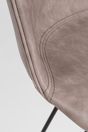 Silla vintage Loft negro beige 56 x 54 x 76 cm