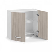 Mueble escurridor modular de pared para cocina olmo Cm 80x32xH 72 con 2 puertas