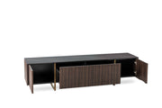 Mueble TV negro-ébano 400 cm x 1800 cm Alt. 450 cm