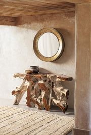 Alfombra Ivory Lines 140x200 de algodón