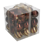 Pack esfera plastico cobre 30 piezascmø6