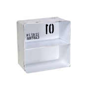 2 estantes bristol metal blanco estante cuadrado cm29,5x15h30