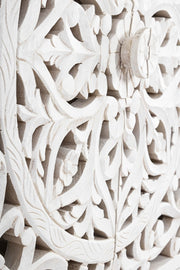 Aparador 2 puertas madera blanca Alinta cm 96 x 43 x 98