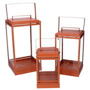 Farol metal naranja 1-3 cm18x18h36,3-42,5
