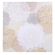 Cuadro pintado mandala clarocm80x80x4