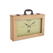 Reloj de mesa de madera 36 x 25 cm