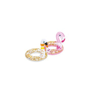 Hinchable Para Niños Mar / Piscina Donut Flamingo Bestway