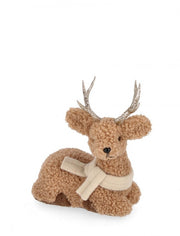 Figura de Renna Kerrie Sentada en Miel 22x27H