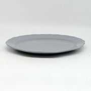 Julieta gris plato ovalado cm35x26h3