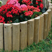 Valla de madera impregnada Rollborder