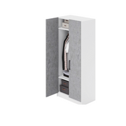 Armario 2 puertas sin cajones color Clay Al.210x91x52cm