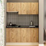 Cocina Isernia 160 roble con electrodomésticos