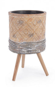 Florero Dakar Magnesia trípode 39h cm