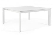 Mesa de jardín extensible Konnor blanco