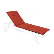 Cojín exterior POLY para tumbona rojo naranja