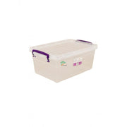Contenedor plástico transparente multiusos de 15 litros.