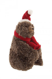 Peluche de Oso Bruno Sentado 6x S